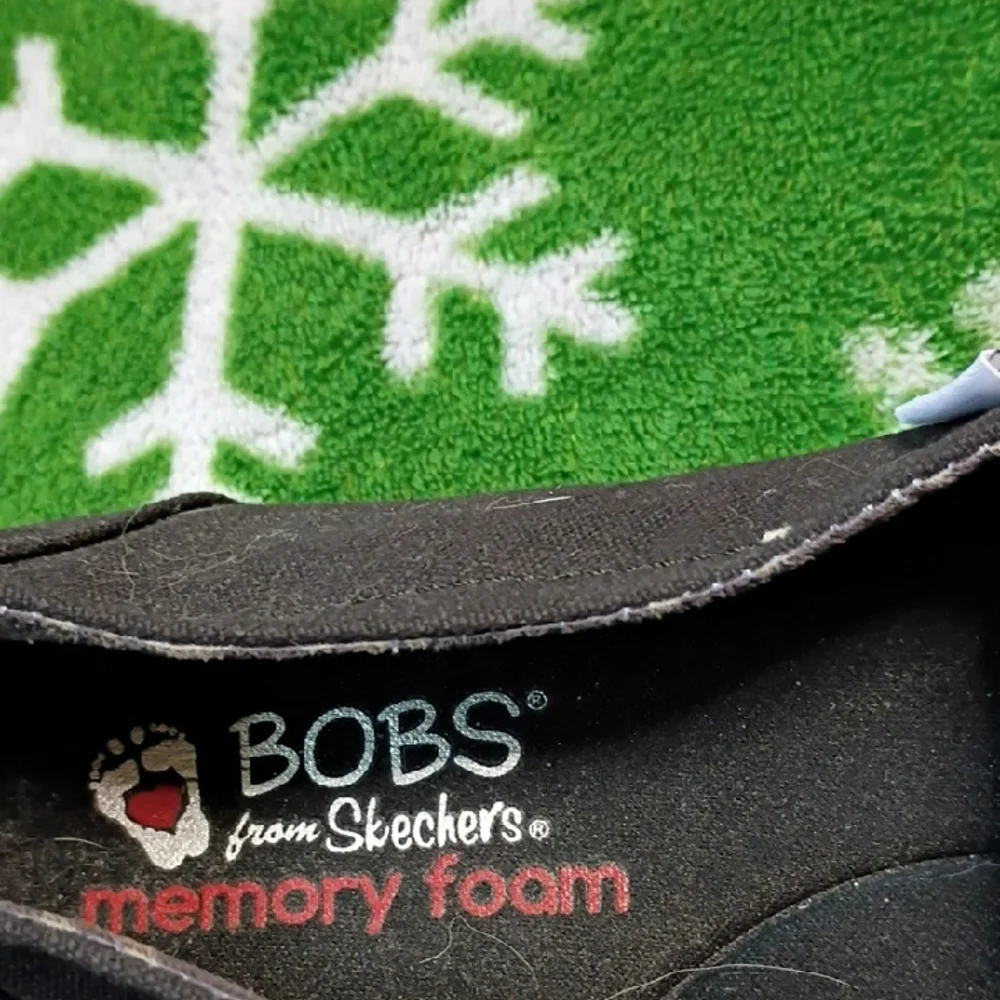 Skechers BOBS Black Slip-On Shoes - Picture 4 of 5